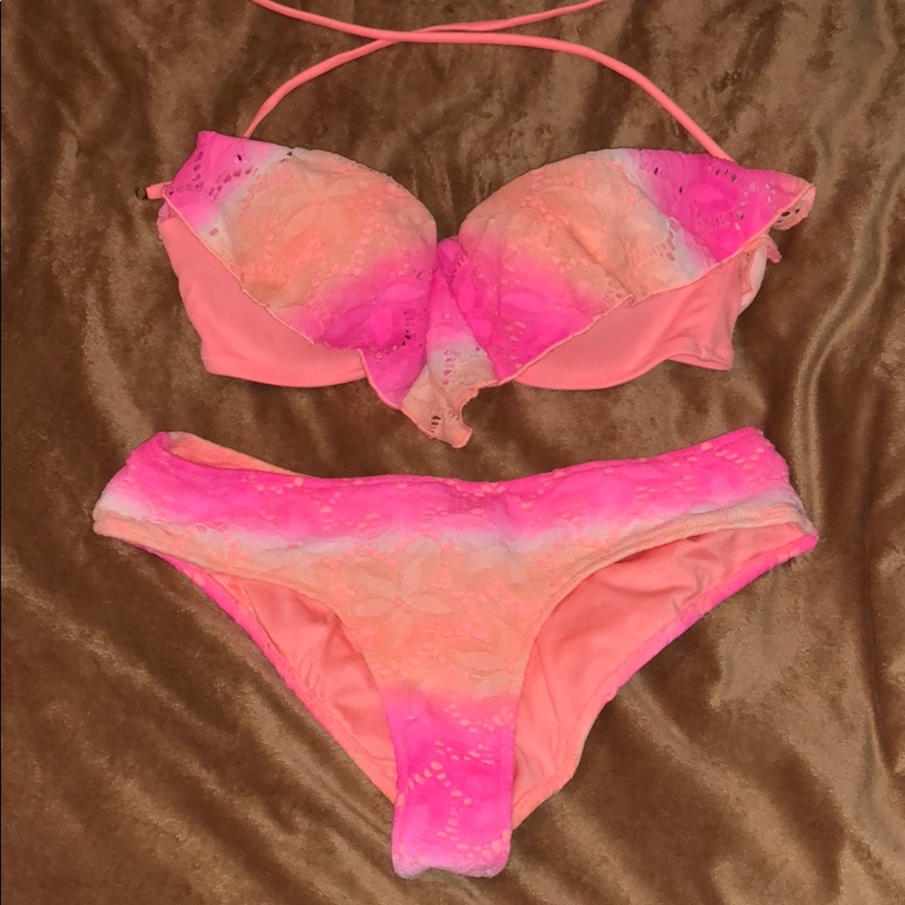 VS neon swimsuit